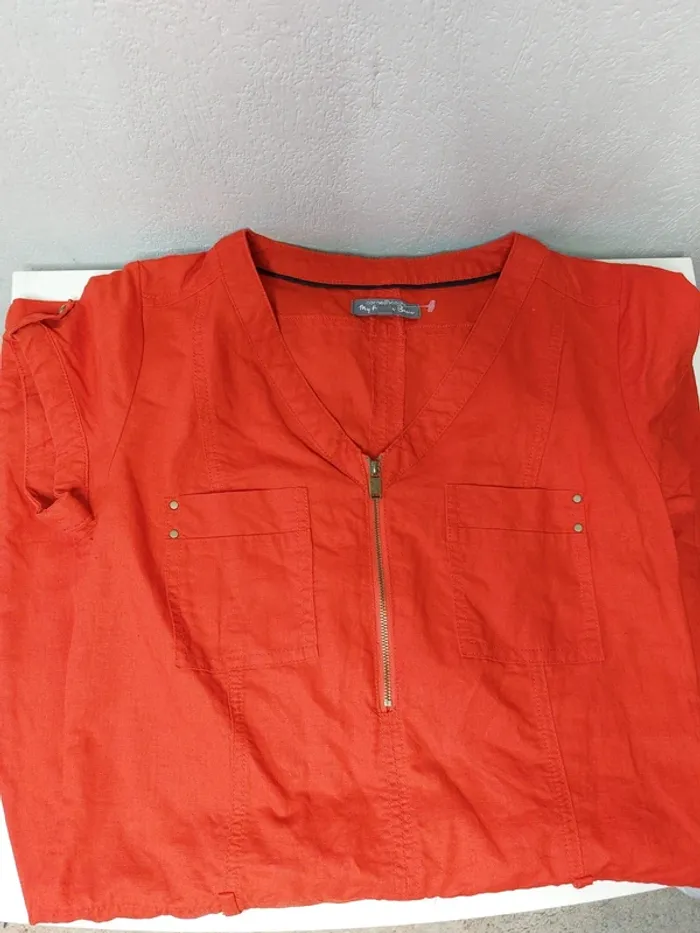 Robe corail "Cache Cache" - photo numéro 3