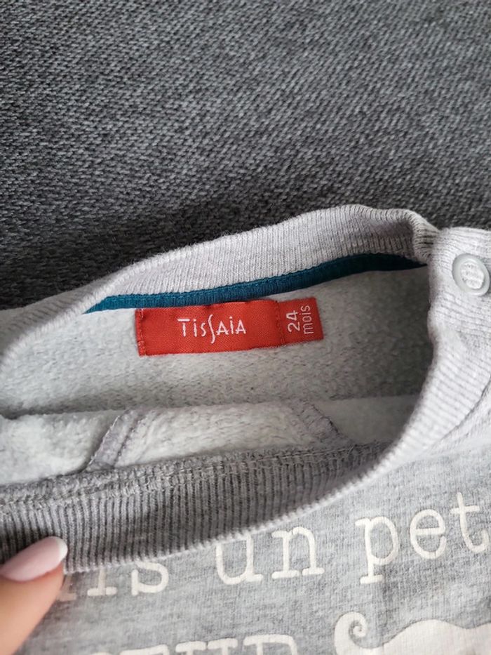 Pull gris - photo numéro 3