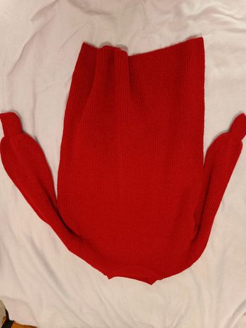 Robe pull rouge