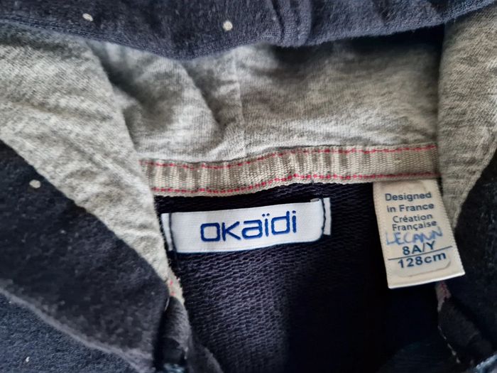 Sweat bleu marine 8 ans - photo numéro 5