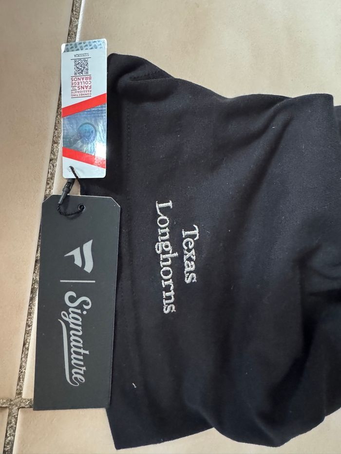 Import US T-shirt emblématique noir Texas Longhorns Fanatics pour hommes. Import US neuf - photo numéro 3