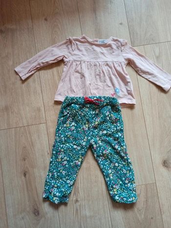 Ensemble pantalon et t-shirt manches longues