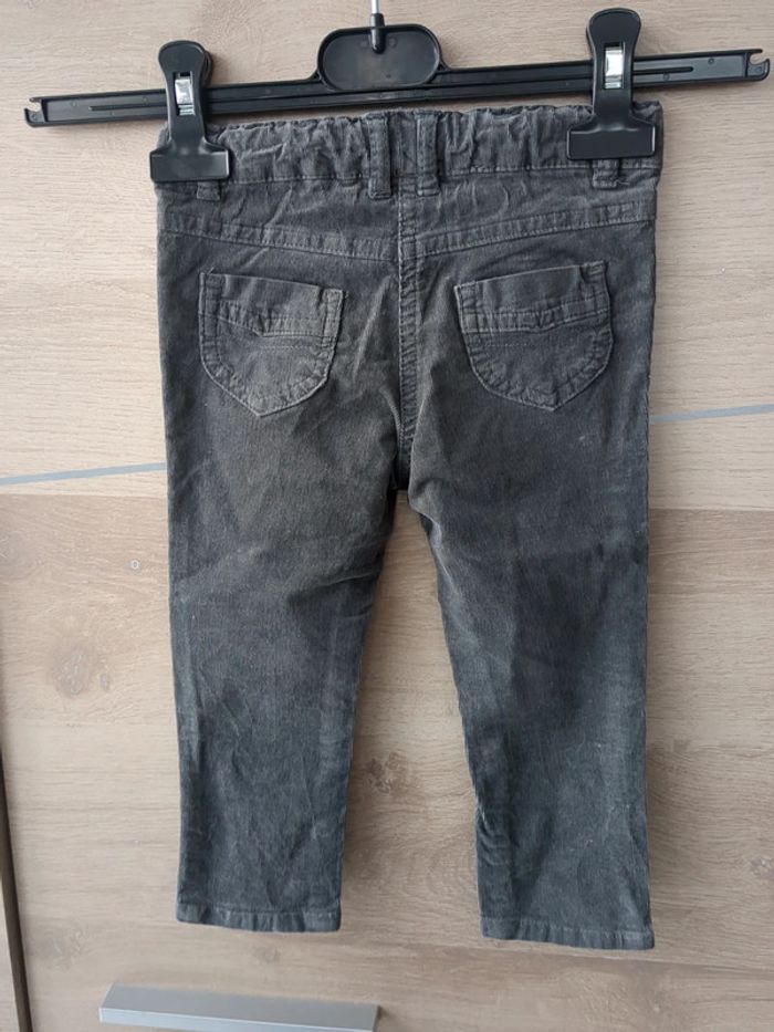 Jeans velours tape à l'oeil 18 mois - photo numéro 2