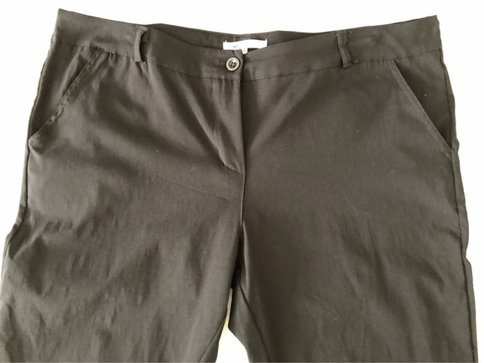 AN105- Pantalon droit noir T46 (46-48) NEUF - photo numéro 3