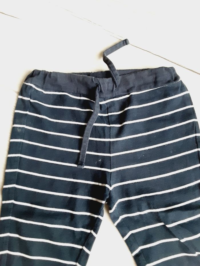 Vêtement bébé mixte garçon fille pantalon rayé Tape à l’œil 12 mois 1 an - photo numéro 2