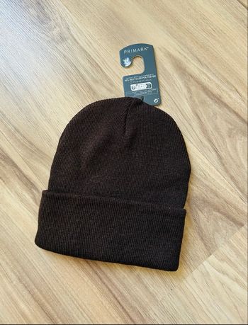 Bonnet marron uni Neuf Homme Primark 
