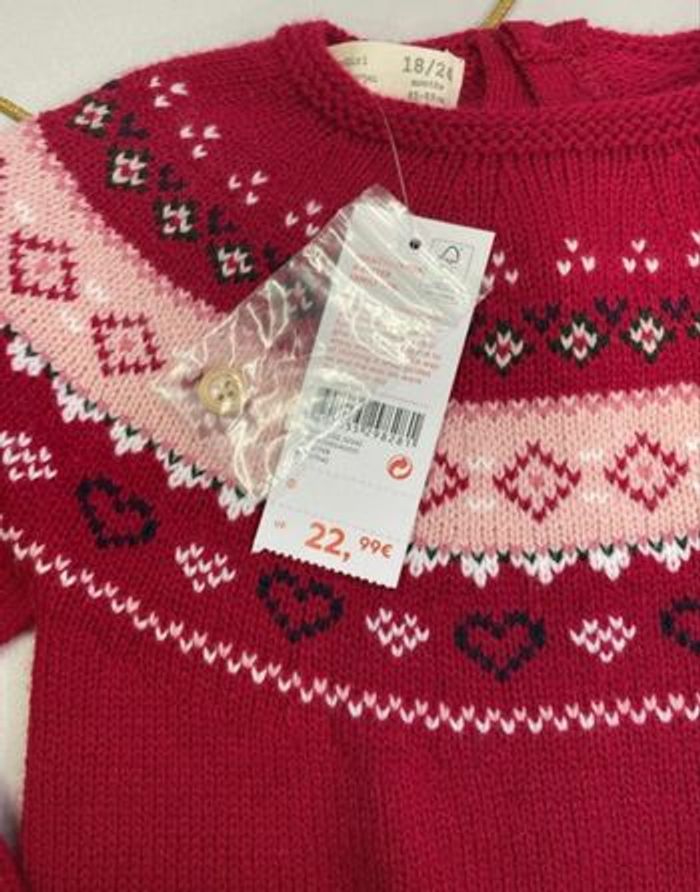 Pull bébé fille - neuf - Zippy - Taille 18 mois - photo numéro 3