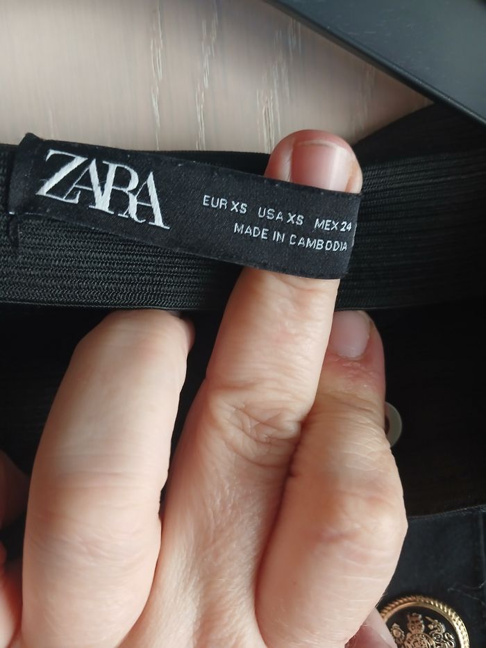 Pantalon noir taille XS Zara - photo numéro 4