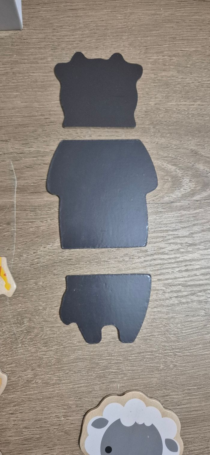 Puzzle animaux magnétique en bois - photo numéro 5