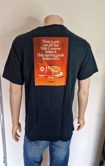CONVERSE – T-shirt Graphic – Taille L – Vintage Style
