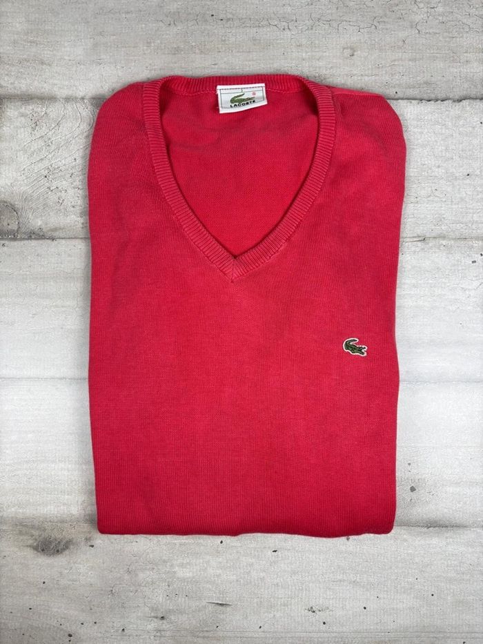 Pull Lacoste rose taille 3 ou S
