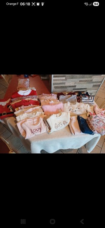 Lot de vêtements fille hiver taille 3 mois