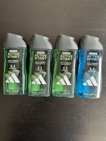 4 gel douche adidas 250ml
