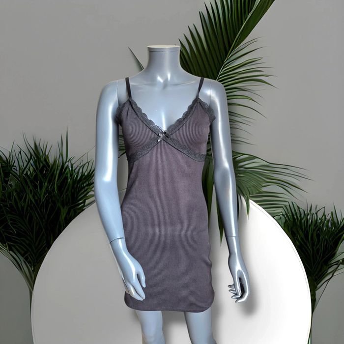 Robe noire - robe longue - lingeries