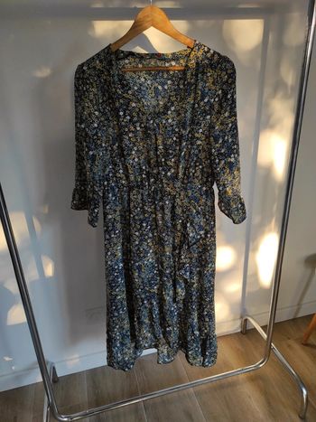 Robe longue 38 fleuris
