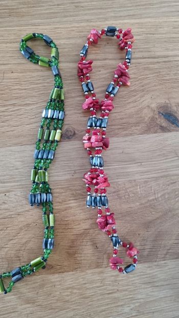 2 colliers aimanté femme bijoux