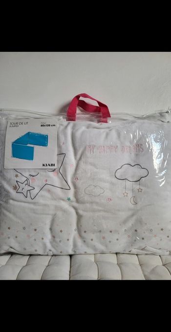 Tour de lit 60x120 velours