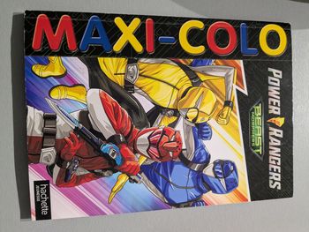Livre de coloriage power rangers neuf