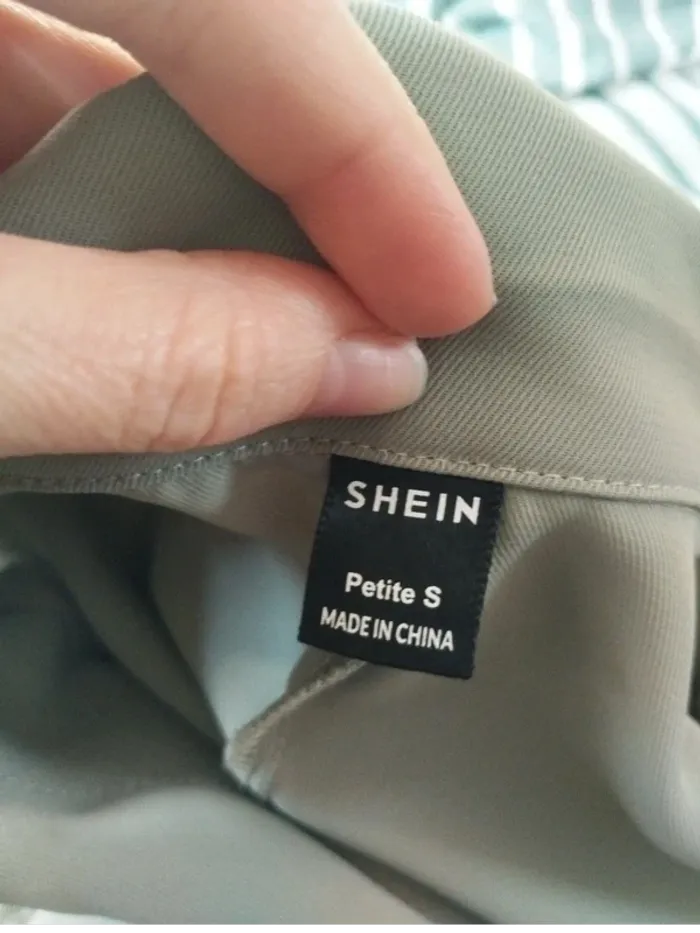 Veste blazer sans manche vert sauge S - photo numéro 3