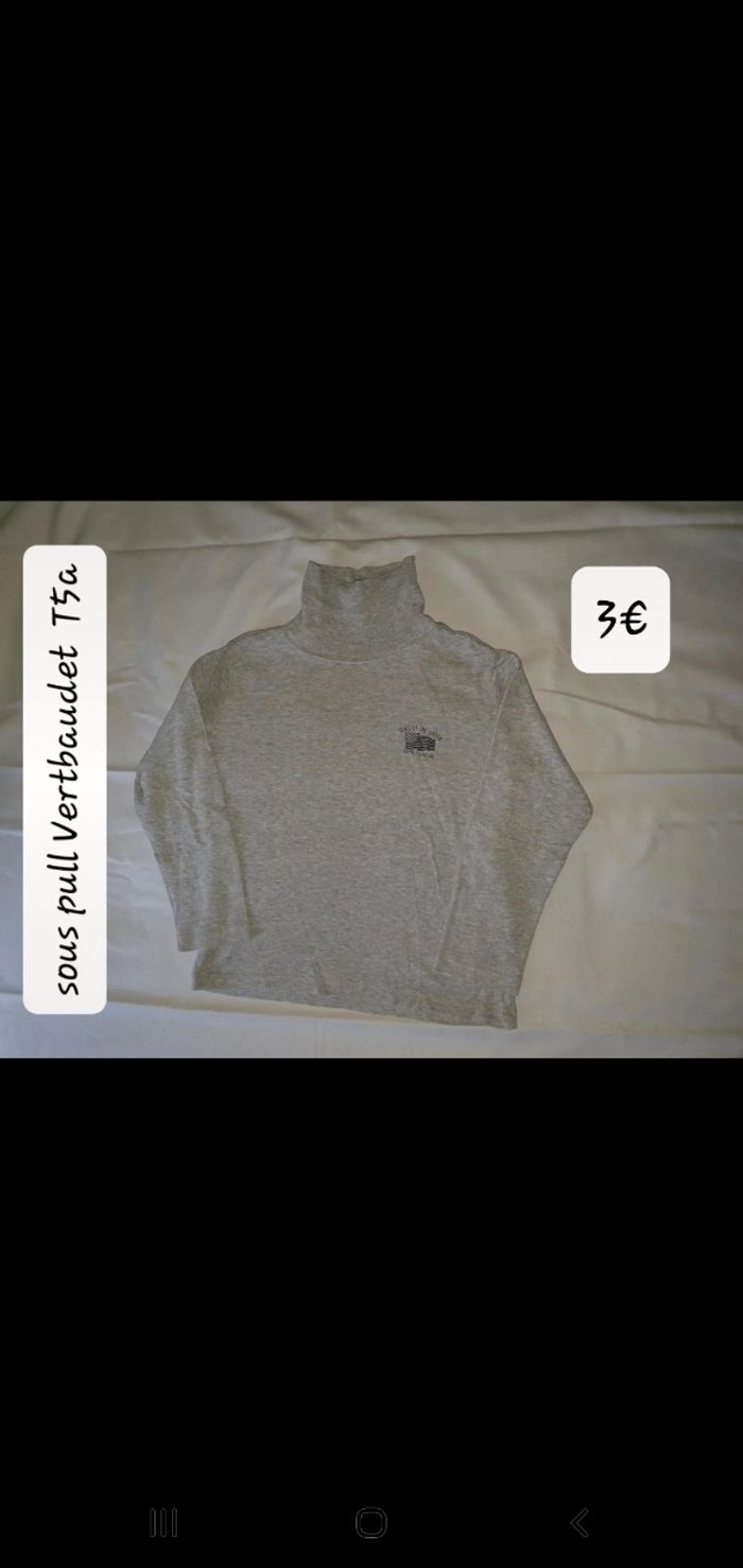 Sous pull Vertbaudet