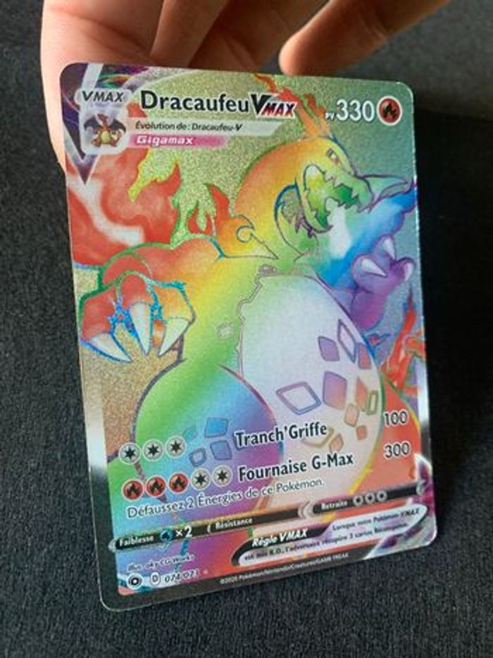 Dracaufeu Vmax CPA 74 La voie du Maitre Played - photo numéro 4