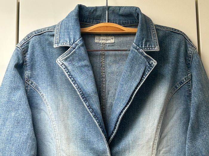 Veste en jean bleue Clockhouse - Taille 42 - photo numéro 2