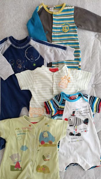 Lot de 5 pyjamas légers 3 mois