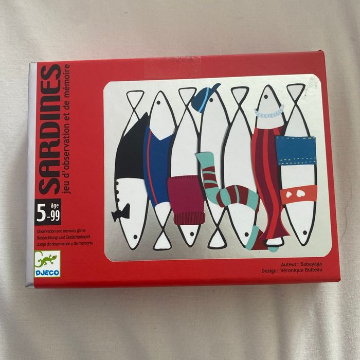 Jeu d’observation les sardines Djeco