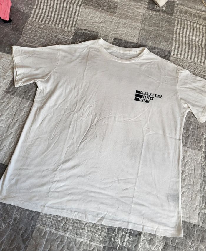 Tee shirt oversize blanc taille S