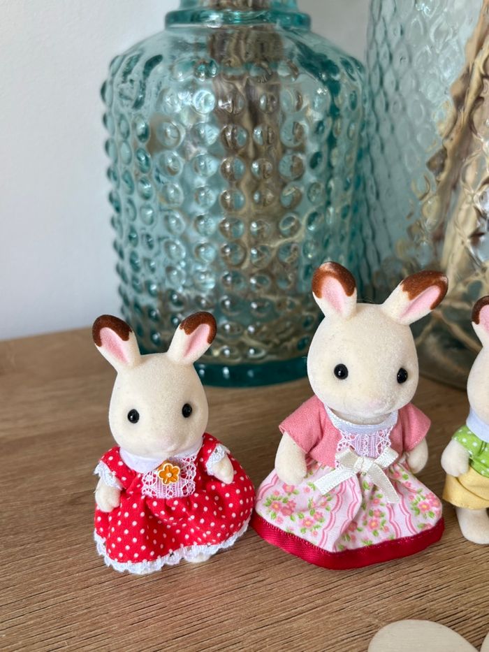 Famille lapin chocolat très bon état - photo numéro 6