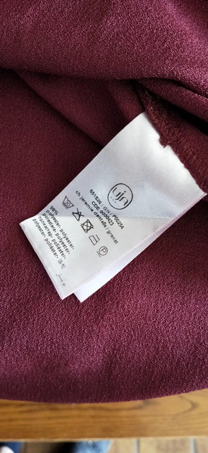 Blouse habillée manches dentelle Un jour ailleurs - photo numéro 8