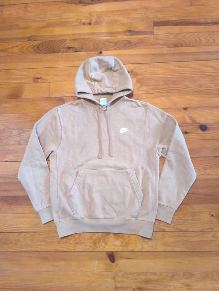 Sweat à capuche Nike - Camel - Logo Brodé - Taille S - photo numéro 2