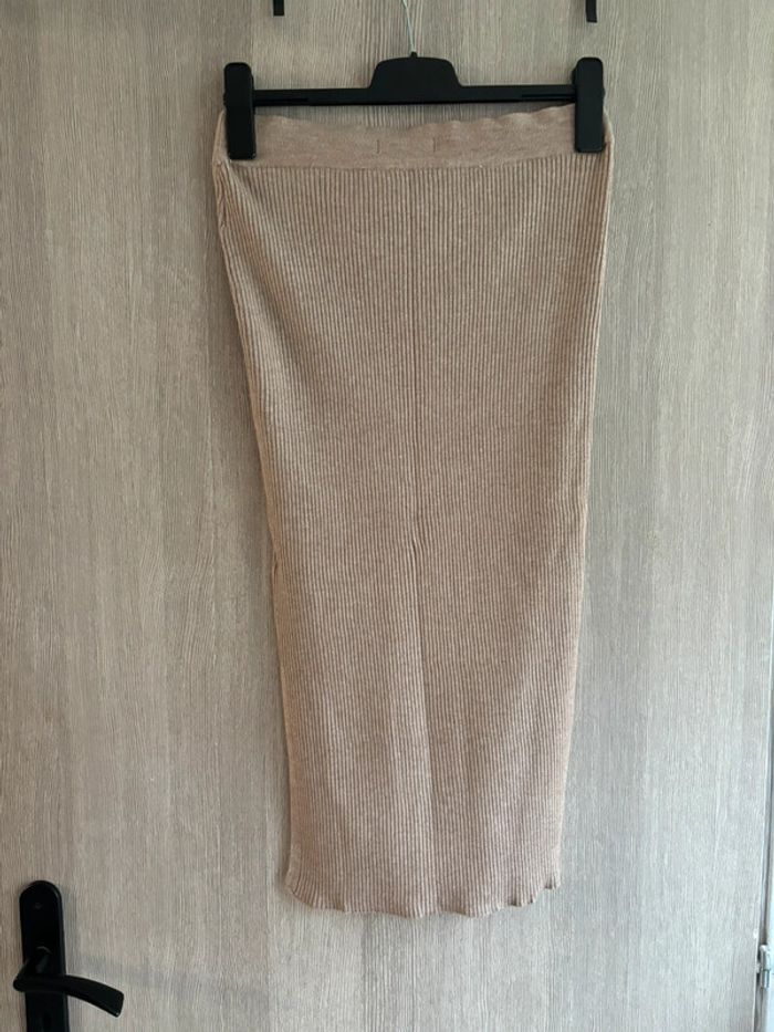 Jupe en maille beige B.young L - photo numéro 7