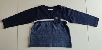Tee shirt manches longues Lacoste 2 ans