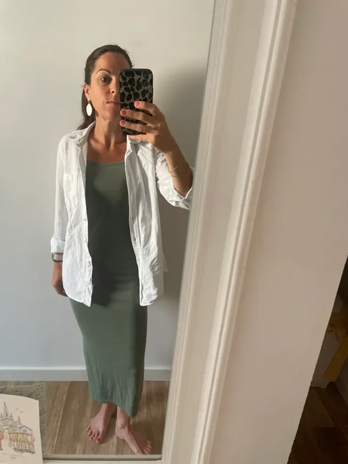 Robe kaki XS h&m