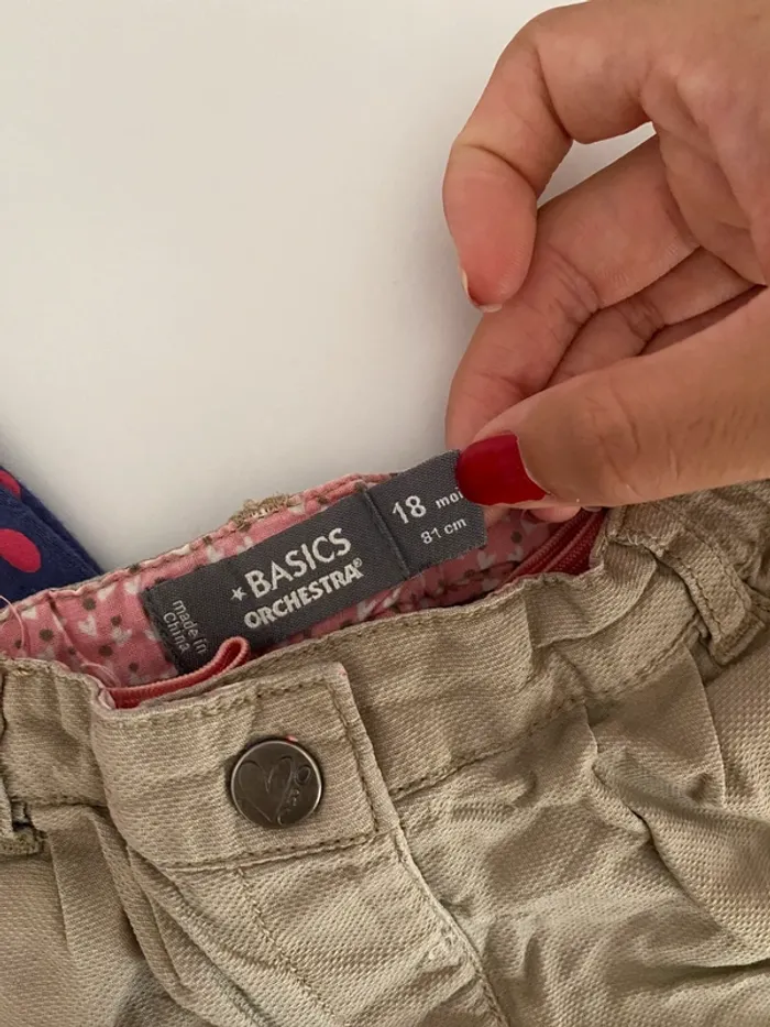 Lot 3 short fille 18 mois - photo numéro 3