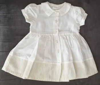 Robe coton-lin 3 mois