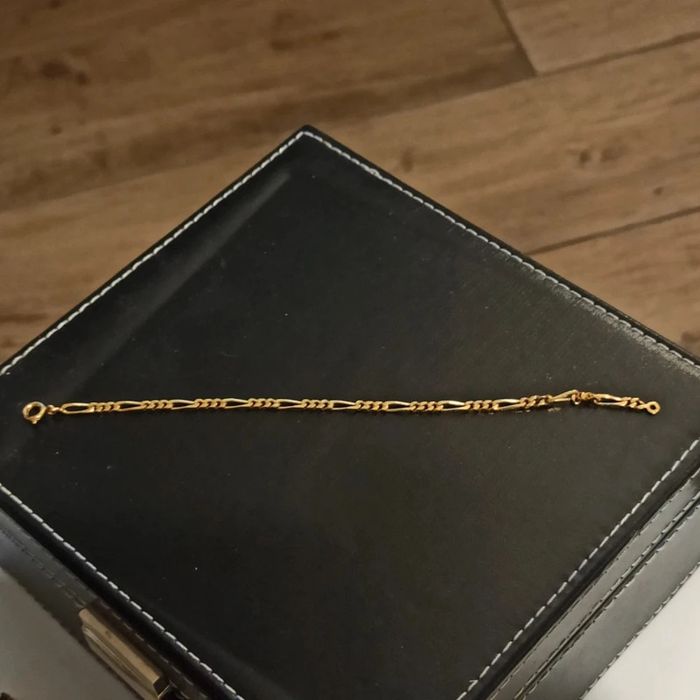 Gourmette plaquée or jaune 19cm