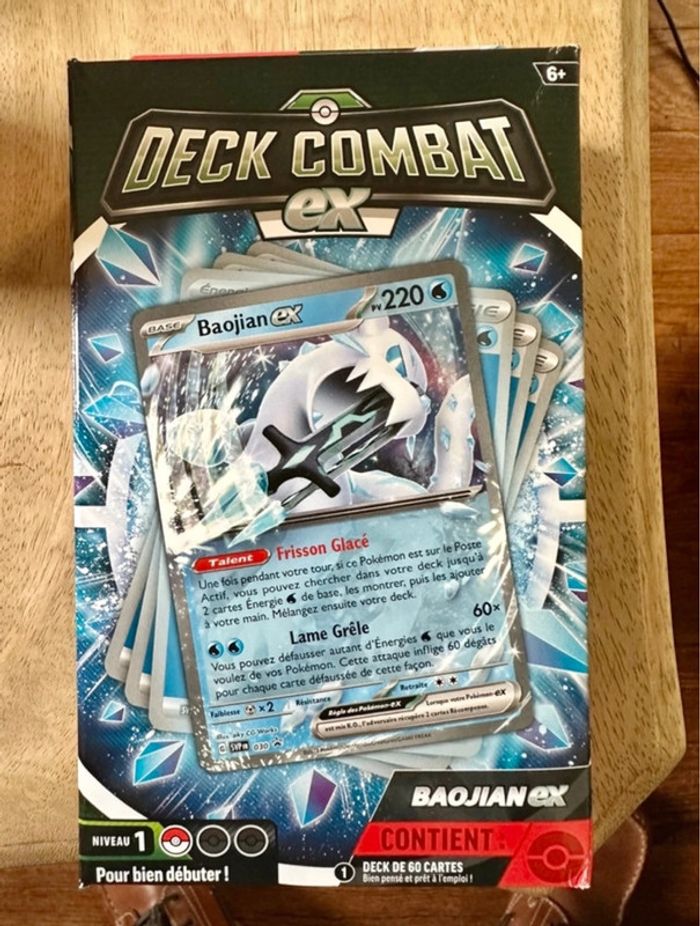 NEUF Deck de combat cartes Pokémon Baojian Ex 60 cartes tapis étui collection jeu