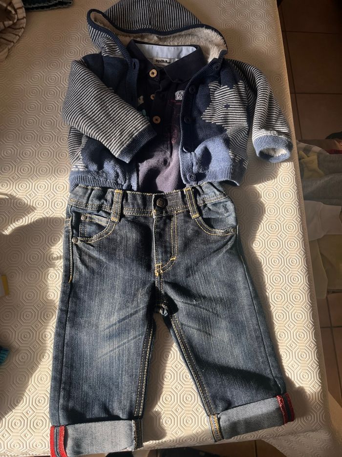 Ensemble garçon 6 mois pantalon jean