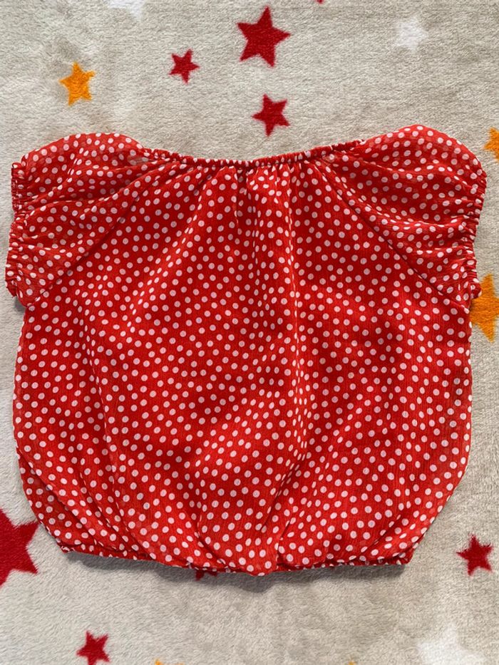 Ensemble Blouse Boîte À Malices Rouge et Blanc et Pantalon Blanc 12M - photo numéro 6