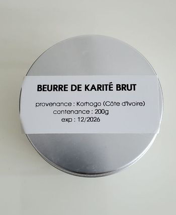 Beurre de karité brut