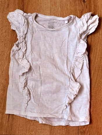 Débardeur fille blanc taille 9 ans C&A