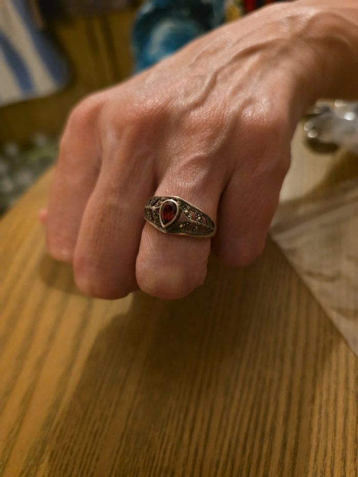 Bague argent taille 58