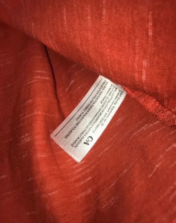 t-shirt manches courtes c&a garçon 9-10 ans 134-140 cm orange chiné motifs skateboards - photo numéro 7