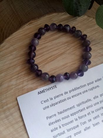 Bracelet en améthyste