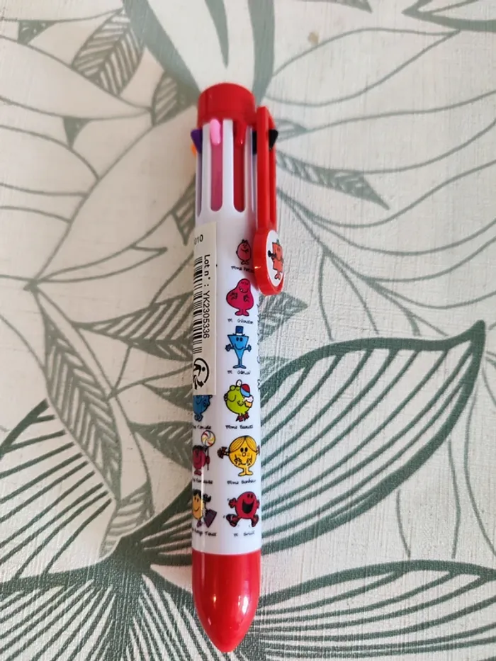Stylo monsieur madame 8 couleurs rouge - photo numéro 4
