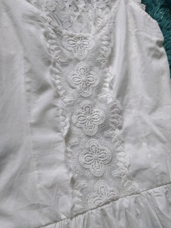 Tunique blanche dentelle - photo numéro 5