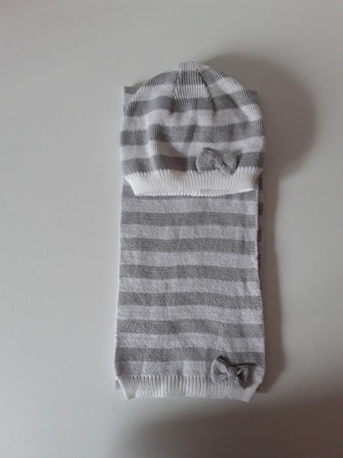 Ensemble bonnet et écharpe