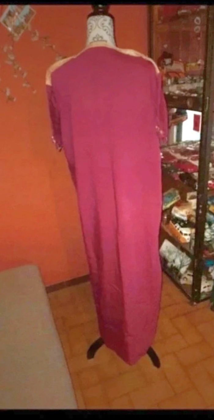 Djellaba rouge doré T40 - photo numéro 4